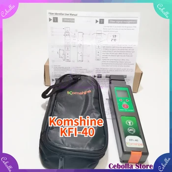 Komshine KFI-40 Pengenal + Pencari Kesalahan VFL FTTH 800-1700nm Live Vlákniny Visual Penguji Laser Merah Multi Chuck KFI 40