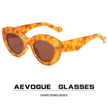AEVOGUE slnečné Okuliare Ženy Mačka Očí, slnečné Okuliare, Doplnky Ženy Okuliare Odtiene Leopard Iny Retro PC AE1365