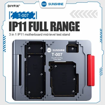 DIYFIX T-007 T-009 Doske Mid-úrovni Test Stojan Pre iPhone 11 11Pro 11 Pro Max 12 12 Dec 12 Mini 12 Pro Max Repair Tool