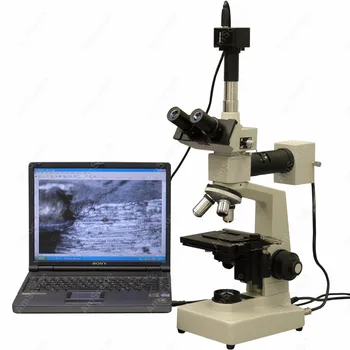 Dva Svetelné Hutnícke Mikroskopom--AmScope Dodávky 40X-2500X Dvoch Ľahkých Hutnícke Mikroskopom + 3MP USB Kameru