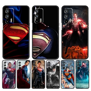 Superman Superhero Za OPPO Reno 7 Pro SE Z 6 Lite Pro 5 Lite 4 Lite Z 2 Z 4G 5G Silikónové Mäkké Čierne Telefón Prípade
