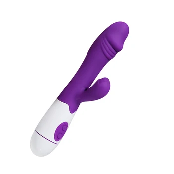 10 Rýchlosti G hrniec Vibrátor USB Nabíjateľné Silný Dildo Rabbit Vibrátor pre Ženy stimulácia Klitorisu Masáž Dospelých, sexuálne hračky