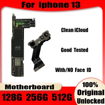 Factory Unlock Pre iPhone 13 Doske 128-256-512 gb diskom 100% Originálne Č icloud Pre iPhone 13 logic board Celý Test Dobrej Práce