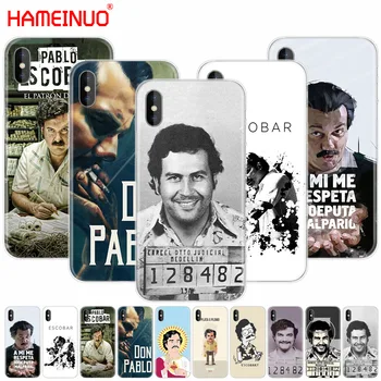 HAMEINUO Pablo Escobar mobilný telefón Kryt puzdro pre iphone X 8 7 6 4 4s 5 5s SE 5c 6s plus