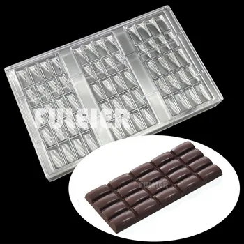 105g Čokoládu Candy Bar Formy Polykarbonátu Pečenie Forma Na Pečivo, Sladkosti, BonBon Tortu Cukrovinky Nástroj na Pečenie
