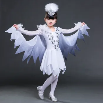 Deti Moderného Tanca Zvieracie Postavy Kostýmy Deti Birds Halloween Oblečenie Vrabec Straka Tanečné Kostýmy Výkon Oblečenie