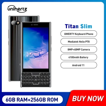 Unihertz TITAN SLIM Android Qwerty Klávesnica SMartphone 6GB 256 GB 8MP 48MP 4100mAh NFC Dotykový Displej Mobilného Telefónu