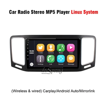 9 palcový Auto Rádio Stereo MP5 Prehrávač pre Volkswagen VW SHARAN 2012-2018 s Bluetooth Podporu Carplay Android Auto Mirrorlink