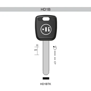 Pôvodné KEYLINE HON66 Tlačidlo kotúča Kľúč prípade Honda s čipom slot Keyline HD1BTK HON66TE rovno diaľkové tlačidlo pre Honda