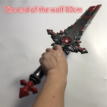 Projekt Genshin Vplyv meč konci vlk Nôž, meč 1:1 cosplay Prop zbraň Rekvizity Nôž 80 cm