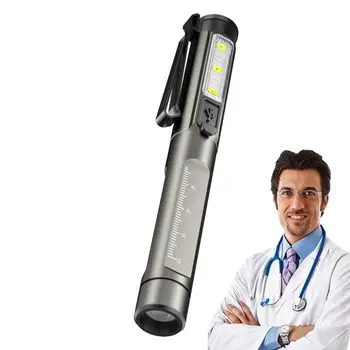 Očný Lekár Pera Light LED Nabíjateľná Pero Baterka Vrecku Penlight Pre Lekára So Super Jasné LED IPX5 Odolný voči Vode