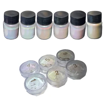 Perlový Pigment Prírodné Sľudy Minerálnych Kazetových Prášok pre Farby Mydlo, Takže Nechty