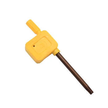 Žltá vlajka kľúč Torx T20 skrutku kľúča CNC držiaka nástroja Sústruh príslušenstvo nástroj, Nástroje, Držiak na Príslušenstvo štandardné Torx