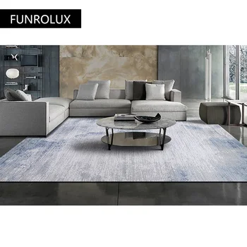 Moderný koberec obývacia izba jednoduché Americký svetlo luxusný koberec moderný minimalistický gauč a čaj stôl koberec