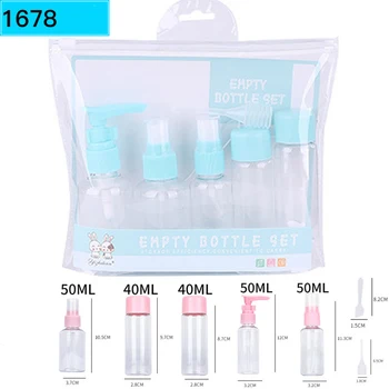 Prenosné Fľašiach Nastaviť Cestovné Spreji Mini Tváre Krém Fľaša Kozmetické do fliaš Multifunkčné make-up Nástroj TSLM1