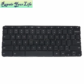 notebook klávesnica pre HP Chromebook 11 G5 11-V americkej angličtiny NSK-CU6SW 9Z.NBTSW.601 855623-001 čierna bez rámika úplne nové