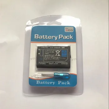 2 ks/veľa MP 003 Batérie 2000mAh Nabíjateľná Li-ion Batéria pre Nintendo 2DS 3DS Herné Konzoly kontakty batérie s nástrojmi