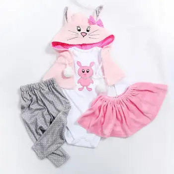 Simulácia bábika znovuzrodenie detské oblečenie pre 47 cm alebo 60 cm bábiku