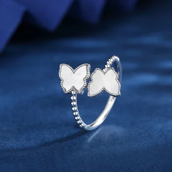 EYER Jednoduché Ženy Móda Motýľ Krúžok Cubic Zirconia Super Kvalita Svadobné Šperky Pre Svadobné Zapojenie Výročie Darček